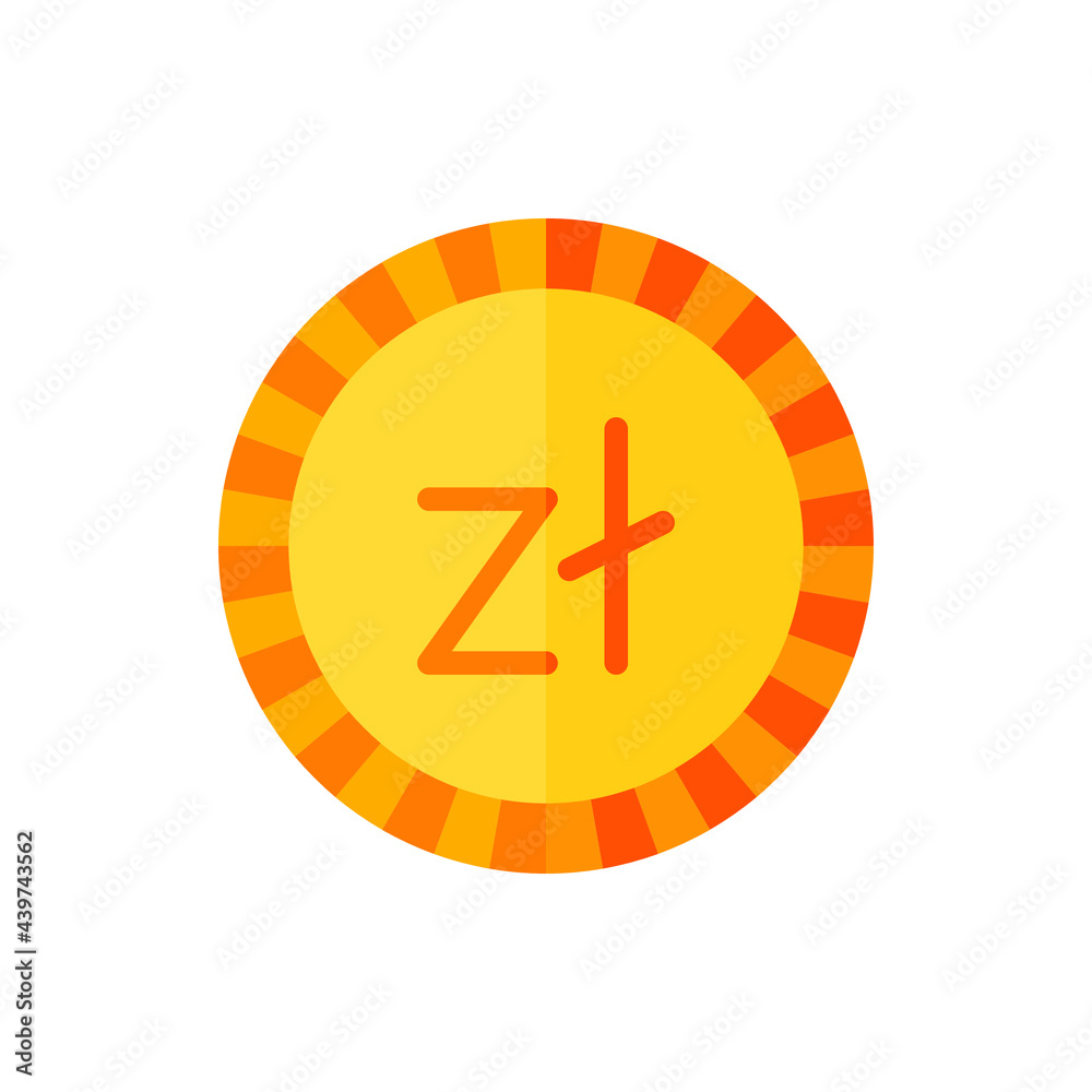 Polish Zloty, Money, Coin Flat Icon Logo Illustration Vector Isolated. Finance and Currency Icon-Set. Suitable for Web Design, Logo, App, and Upscale Your Business. Polish Zloty, Money, Coin Flat Icon Logo Illustration Vector Isolated. Finance and Currency Icon-Set. Suitable for Web Design, Logo, App, and Upscale Your Business.
