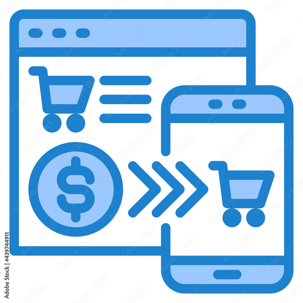 shop blue style icon shop blue style icon