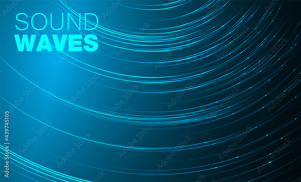 Sound waves oscillating dark light Sound waves oscillating dark light