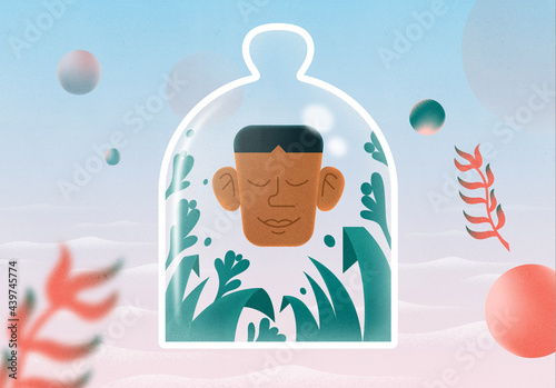 Mindfulness meditation and life without stress.