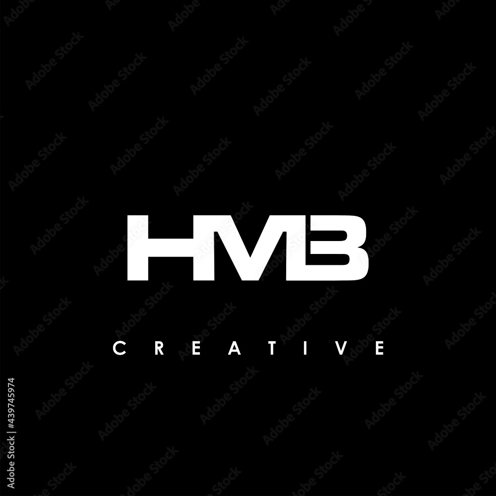HMB Letter Initial Logo Design Template Vector Illustration