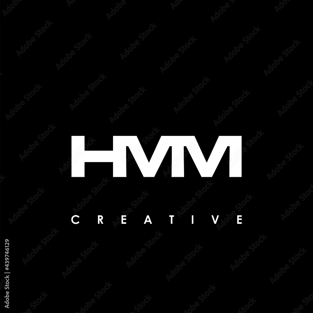 HMM Letter Initial Logo Design Template Vector Illustration