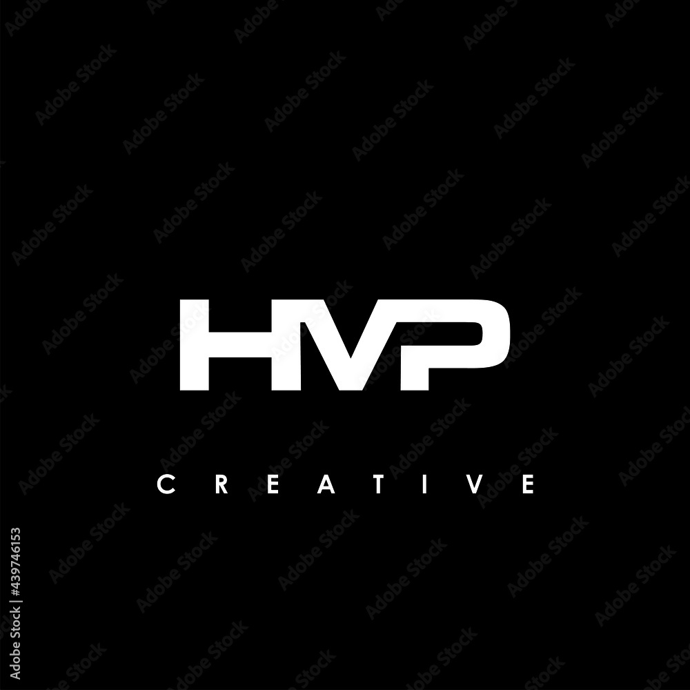 HMP Letter Initial Logo Design Template Vector Illustration