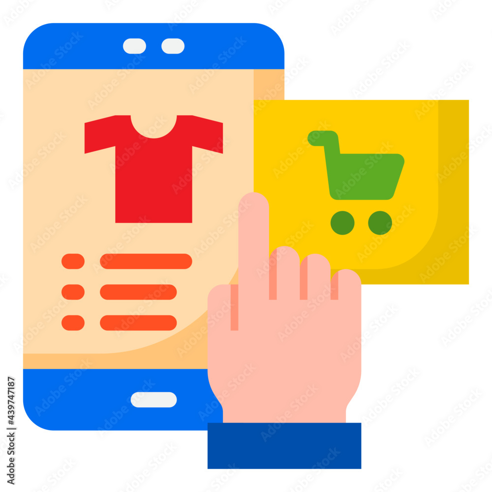 Obraz premium mobilephone flat style icon