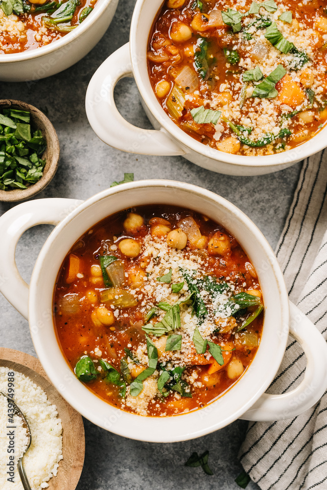 Chickpea stew with parmesan Chickpea stew with parmesan