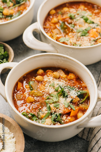 Chickpea Stew with spinach