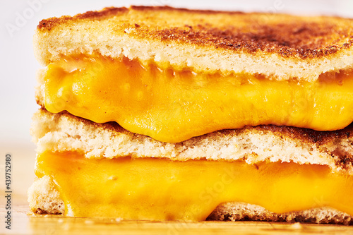 Grilled Cheese Sandwich Closeup 