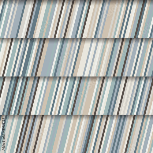 An Abstract Blue And Grey Metalline Texture, Striped Fabric Pattern