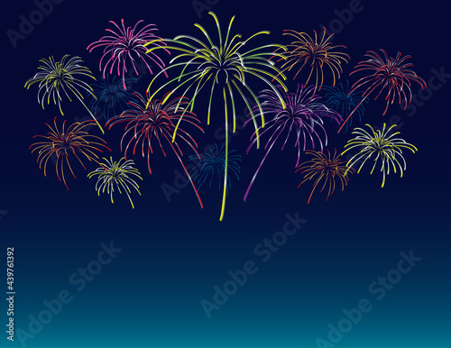 fireworks night sky background