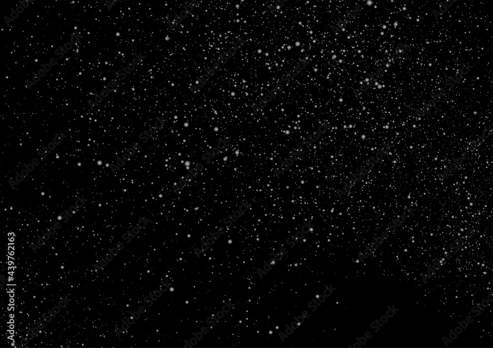 Fototapeta premium Dark small dots abstract background. Night starry sky vector design