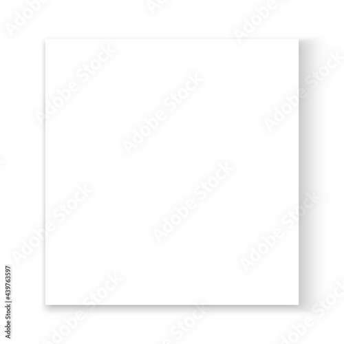 Empty white picture frame. Brochure design. Art graphic. Vector illustration. Stock image.