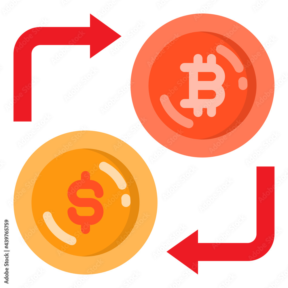Exchange flat style icon Exchange flat style icon