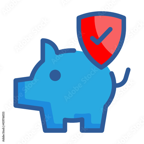 saving filled outline icon