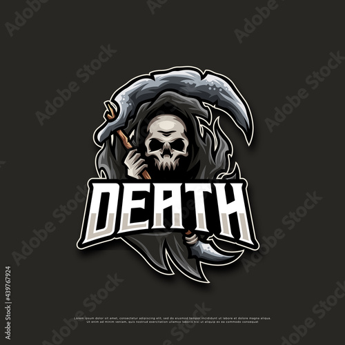 Death Mascot Logo Design