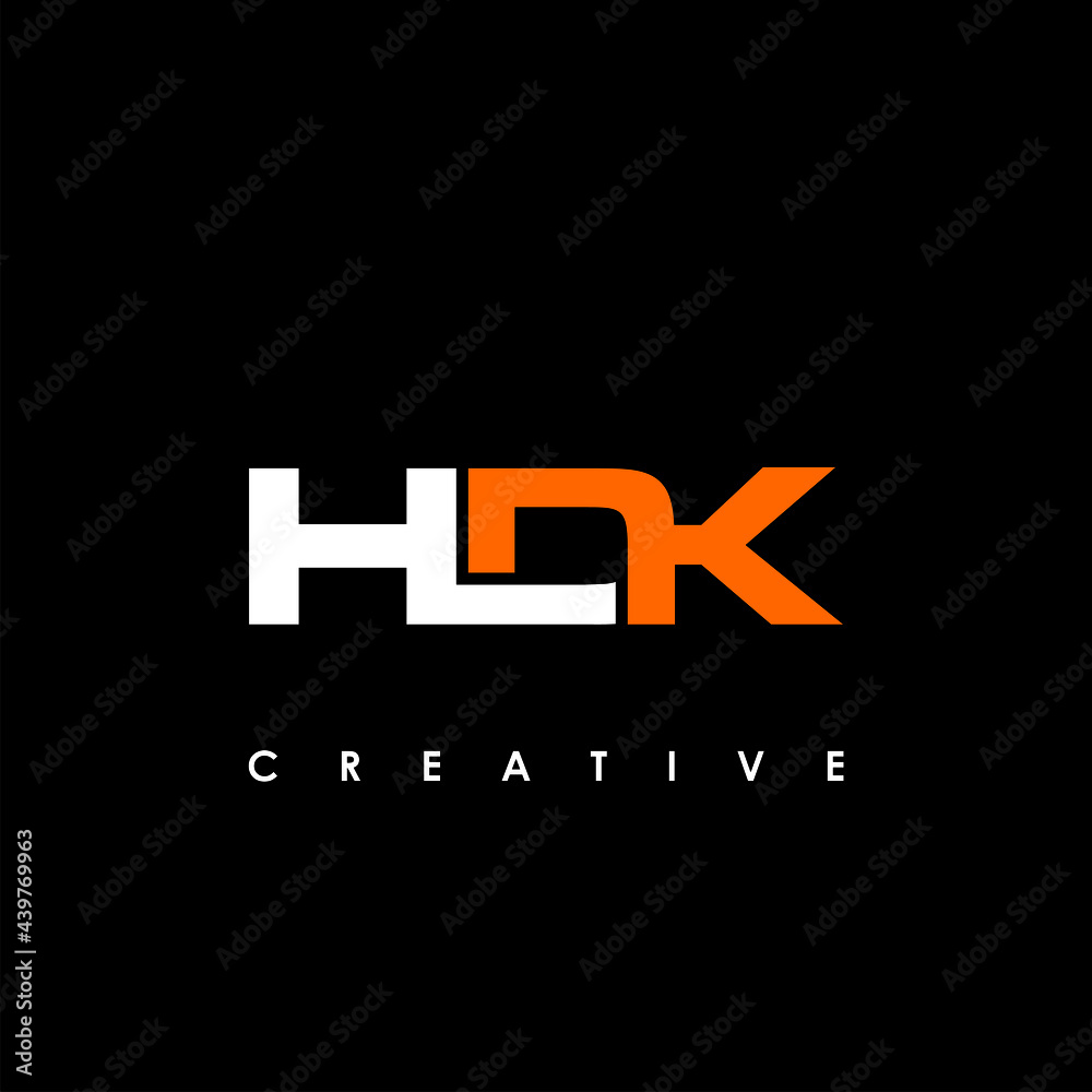 HDK Letter Initial Logo Design Template Vector Illustration HDK Letter Initial Logo Design Template Vector Illustration