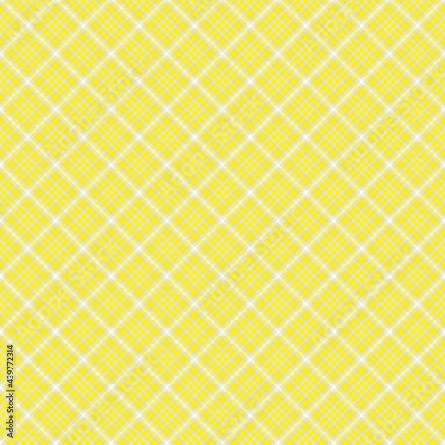 Yellow Chevron Plaid Tartan textured Seamless Pattern Design