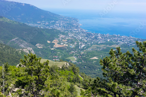 The mount Ai-Petri on a sunny day.