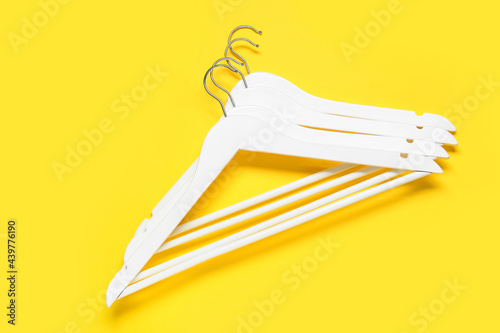 Stylish clothes hangers on ...