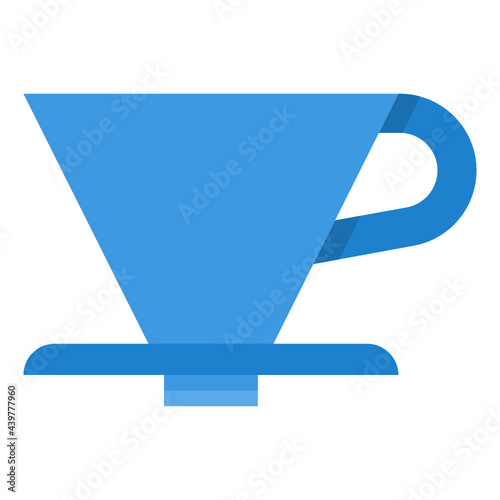 Dripper flat icon