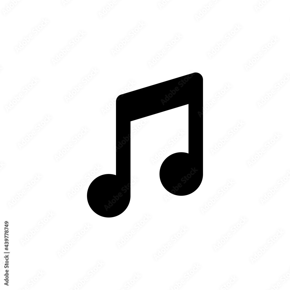 Music notes, line web or mobile interface vector icon. Isolated on white background. Sign for your web site design, logo, app, UI. Music notes, line web or mobile interface vector icon. Isolated on white background. Sign for your web site design, logo, app, UI.