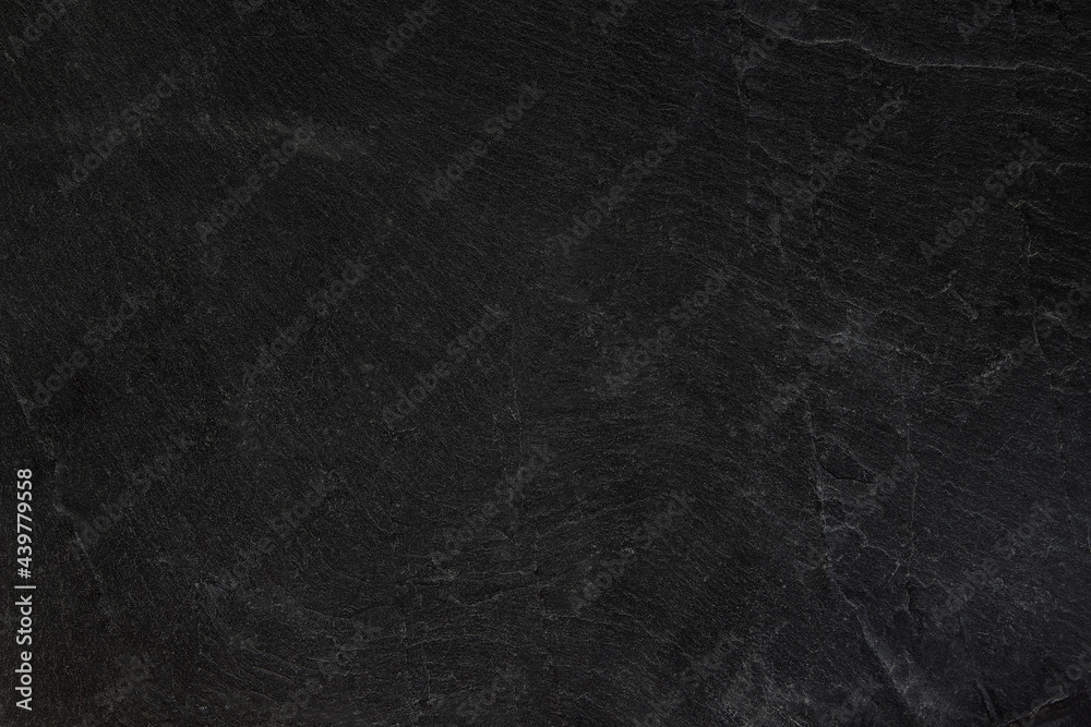 Fototapeta premium Dark grey black slate background or texture.