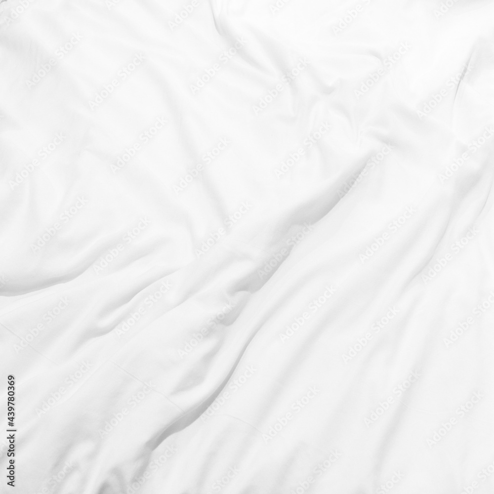 Obraz premium white bedding sheets texture for background