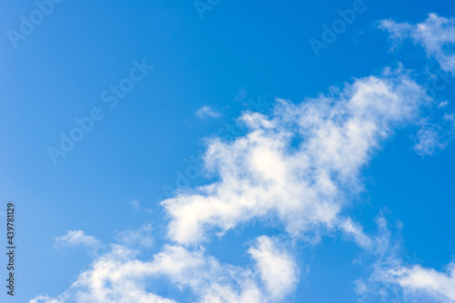 blue sky with white beautifull clouds background.closeup