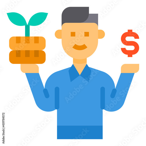 Advisor flat icon