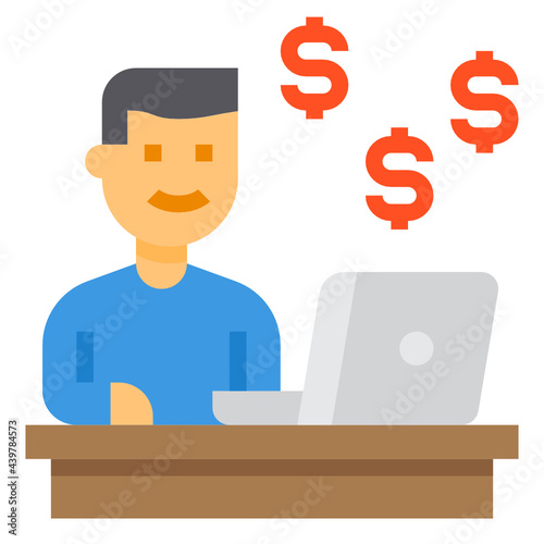 Advisor flat icon
