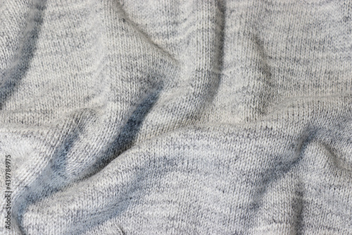 close up of knitted wool