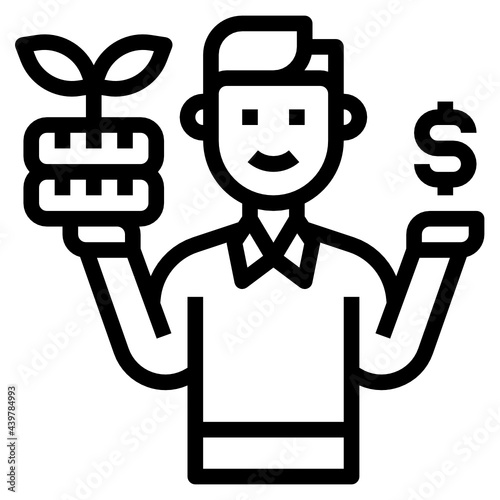 Advisor outline icon