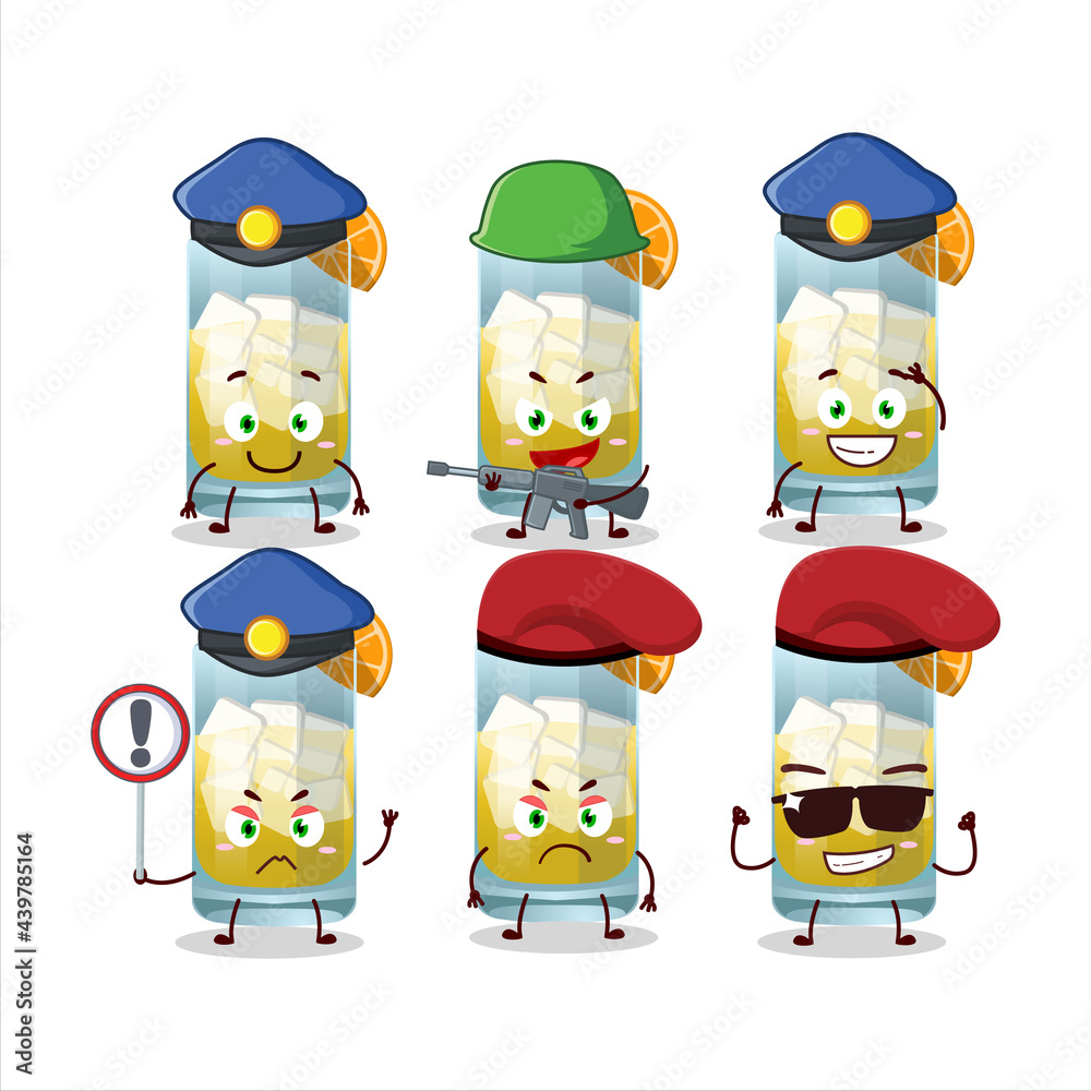A dedicated Police officer of singani mascot design style A dedicated Police officer of singani mascot design style