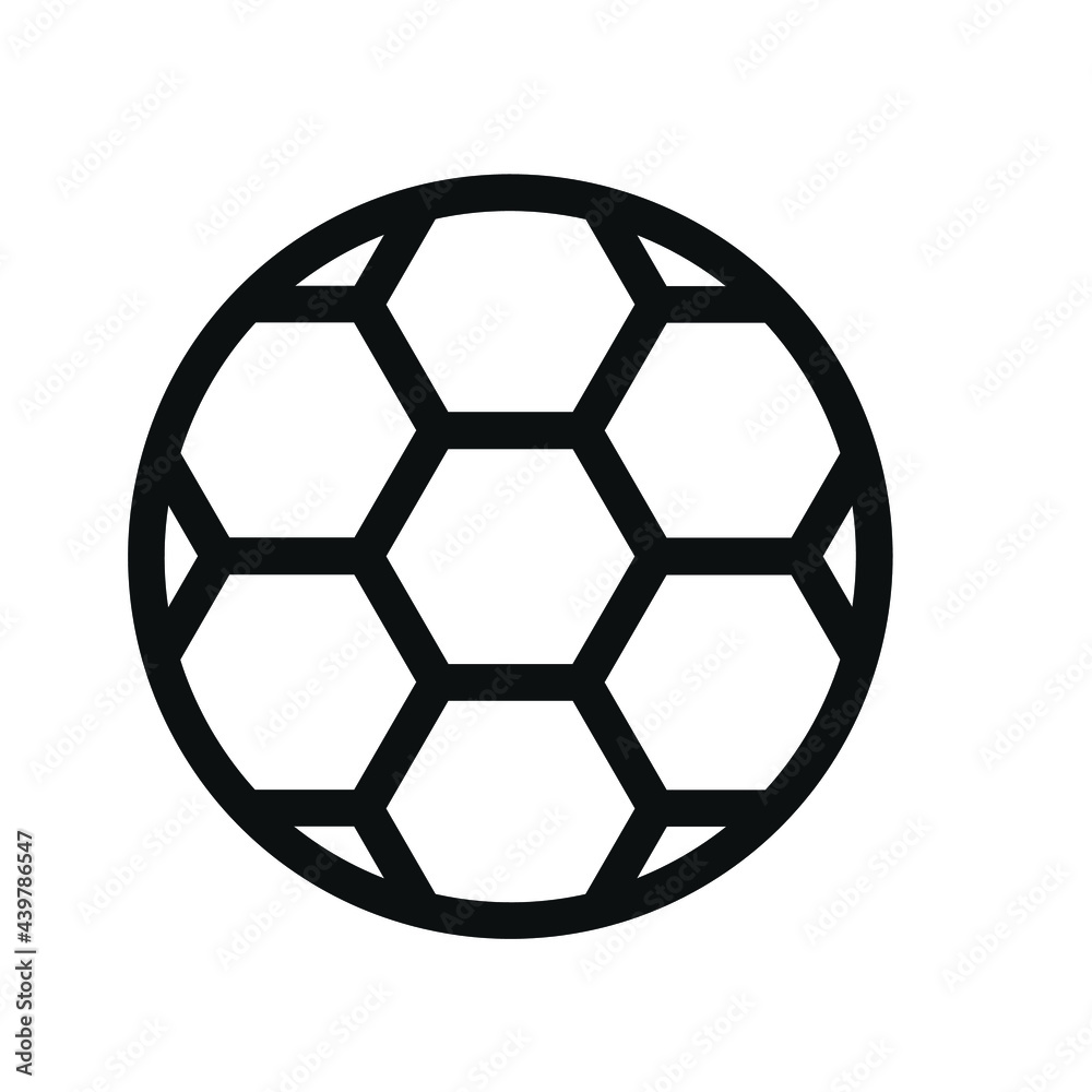 Fototapeta premium soccer ball of the sportsman, football vector for the playersin the stadium and football field