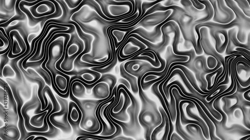 Relief gray metal surface. 3D rendering background.