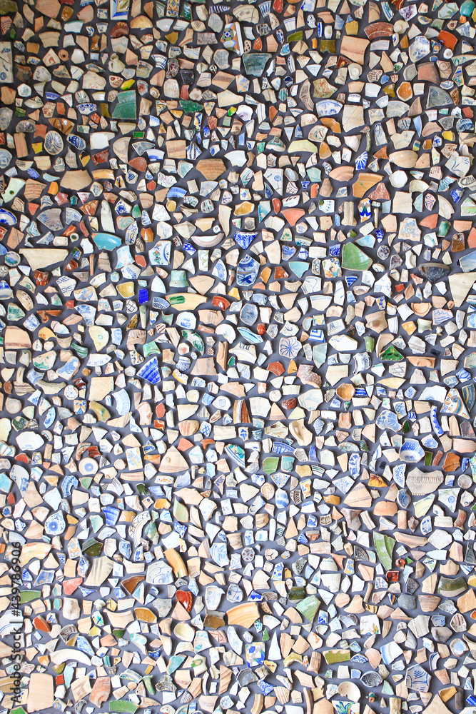 Fototapeta premium background with mosaic of colored stones
