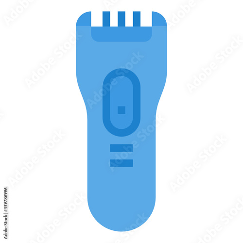 Hairclipper flat icon