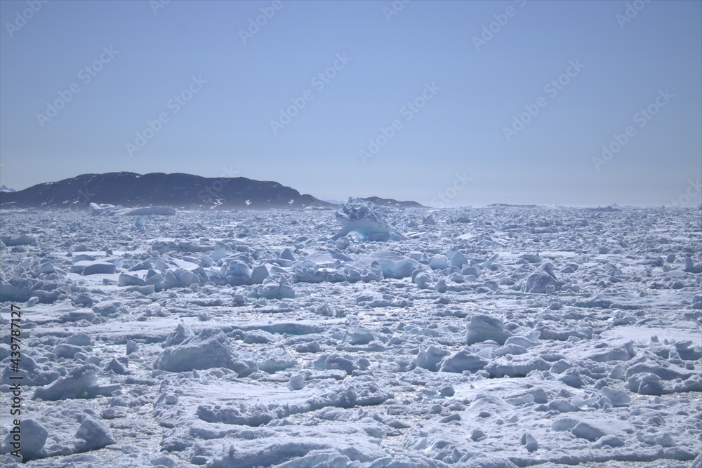 Packed ice in Greenland