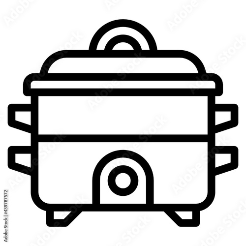 Food Steamer outline icon