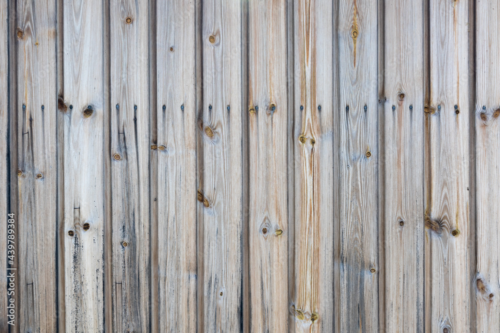 weathered wood texture of wooden planks with nails