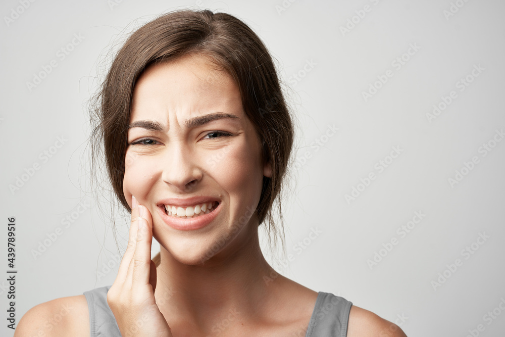 disgruntled woman with dental pain health problems dentistry disgruntled woman with dental pain health problems dentistry