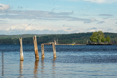 lake Siljan in Dalaran in the Swedish countryside photo
