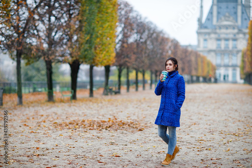 Beautiful girl walking in romantic paris © Irina B