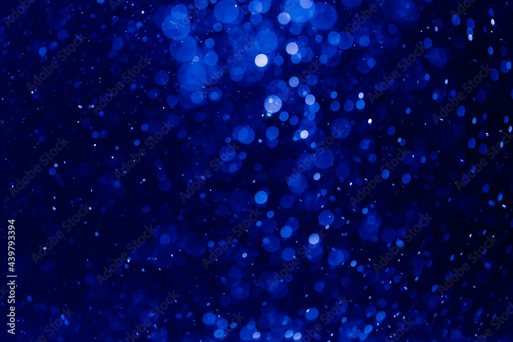 Fototapeta premium blue bokeh created by neon lights