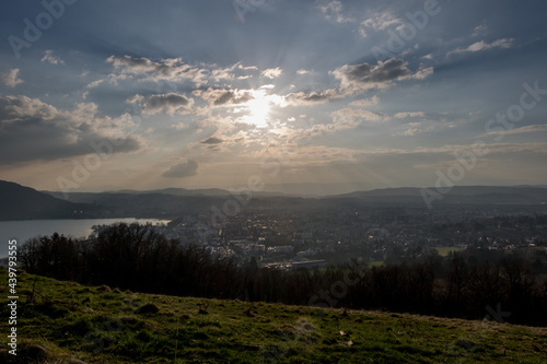 Vue panoramique d Annecy