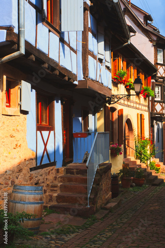 Fototapeta Naklejka Na Ścianę i Meble -  The nicely village of Eguisheim in Alsace