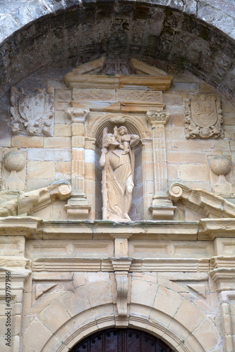 Entrance to Church of Saint Christopher  Comillas
