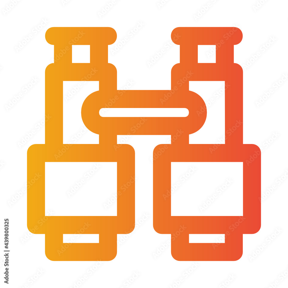 binocular gradient icon binocular gradient icon