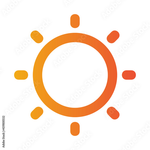 sun gradient icon