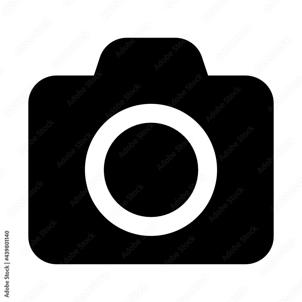 photo camera glyph icon photo camera glyph icon