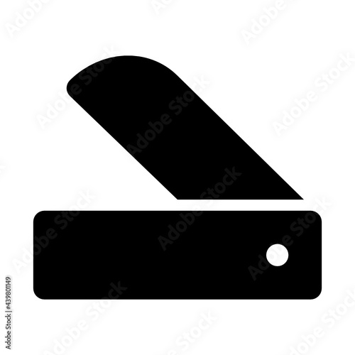 pocket knife glyph icon